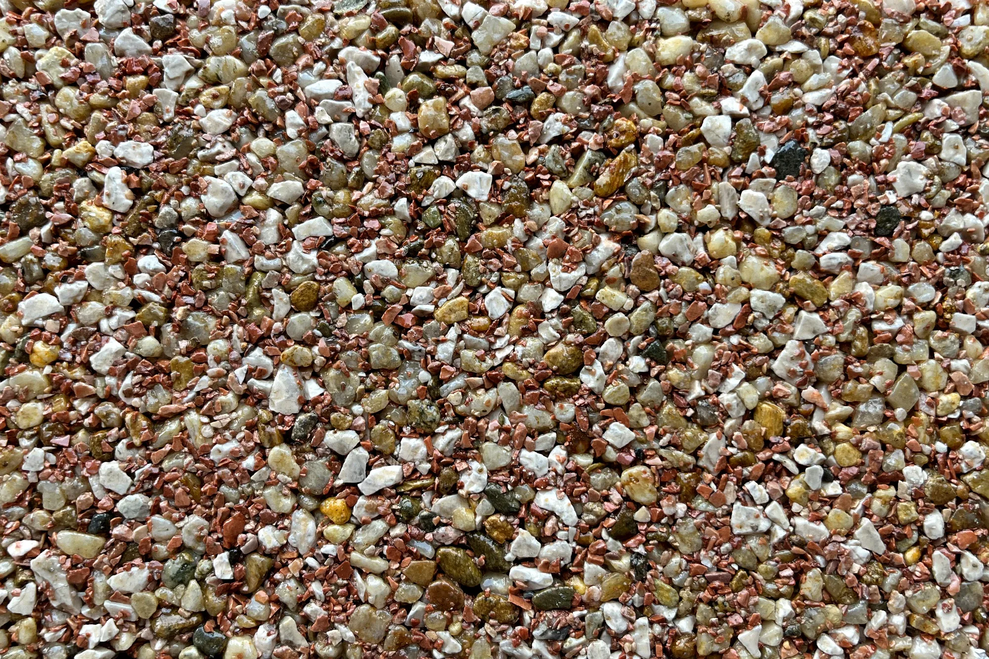 Ellis Island resin bound driveway finish sample